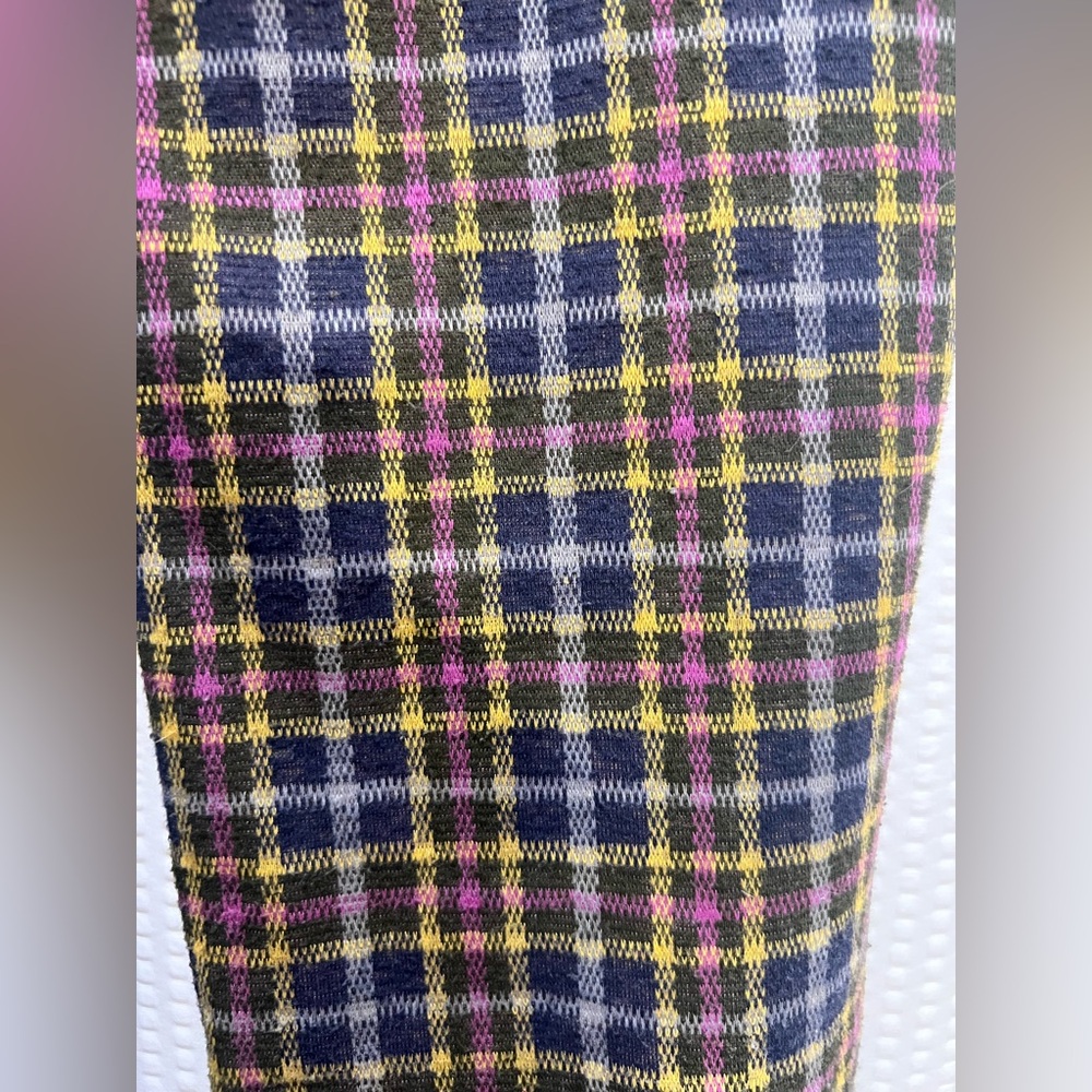 American Eagle Outfitters Purple and Gold Plaid Pants - Picture 3 of 4